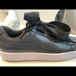 Grey puma sneakers